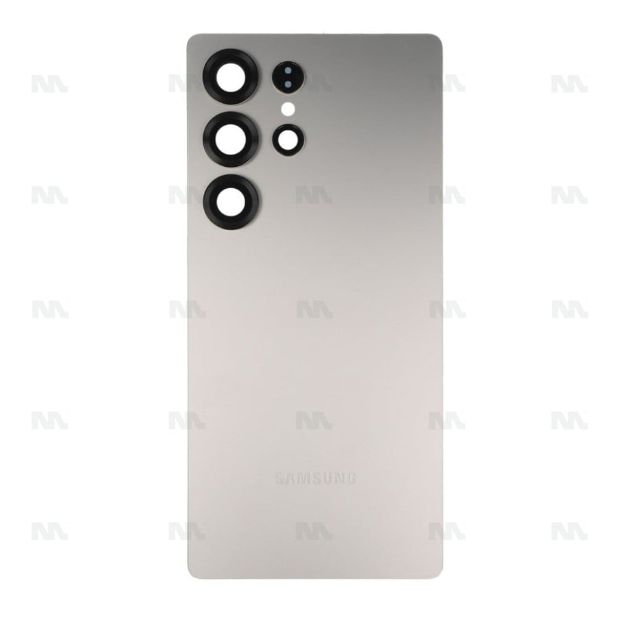 Vitre arrière pour Samsung Galaxy S25 Ultra S938B avec objectif gris titane Original