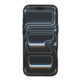 Coque Ultra-Fine Rixus Alpine Compatible MagSafe RXA131 Pour Apple iPhone 17 Pro Max, 18 Pro Max Rayé Bleu