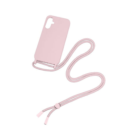 Cache-cordon pour collier Rixus TPU pour Samsung Galaxy A05 rose