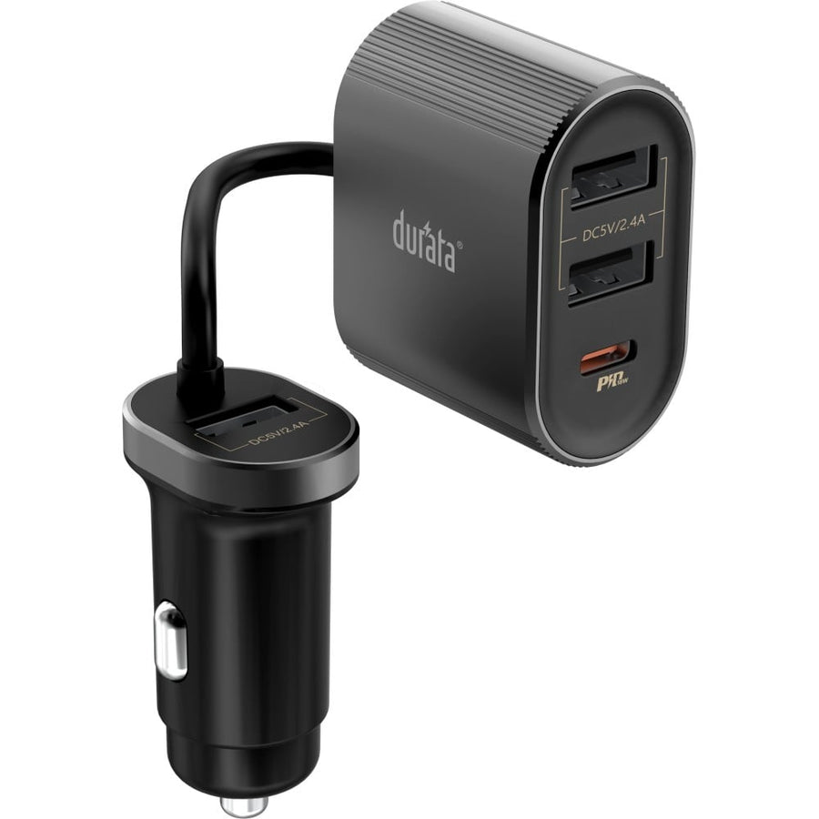 Chargeur de voiture Durata PD avec 3 ports USB + PD DR2028