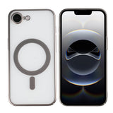 Étui Rixus Instinct Mag pour Apple iPhone 16e Gris titane