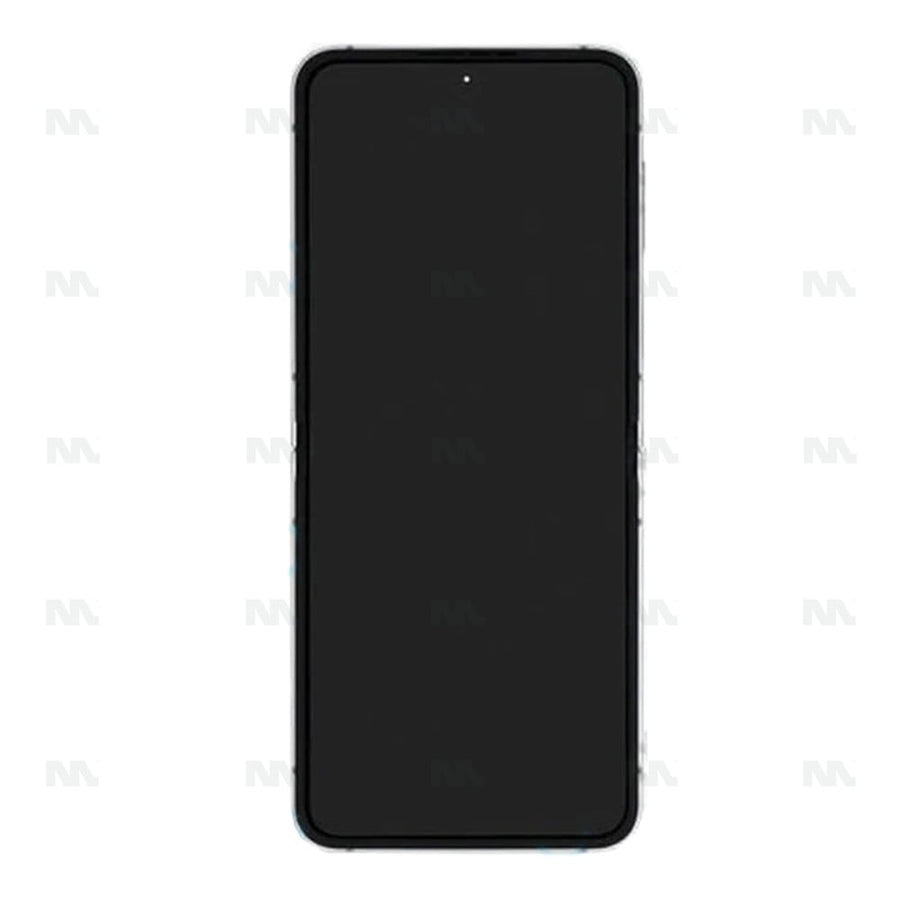 Chassis + Ecran Officiel Service Pack + Vitre pour Samsung Galaxy Z Flip7 FE F761B - Blanc