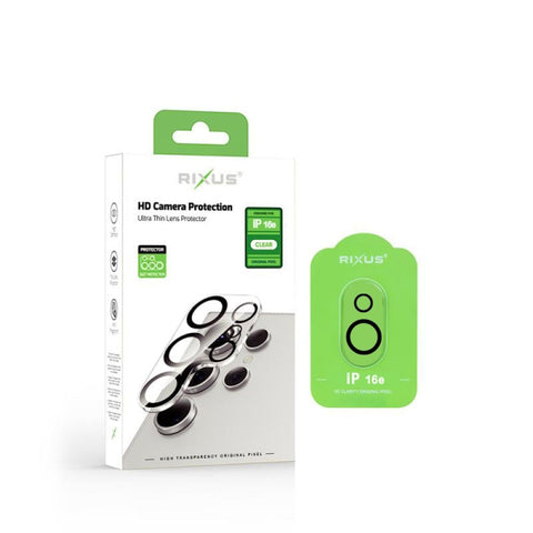 Verre trempé Rixus Clear HD pour Apple iPhone 16e