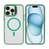 Étui Rixus Classic 03 avec MagSafe pour Apple iPhone 14 Pro Max vert clair