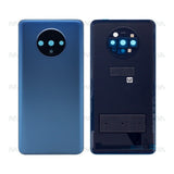 Vitre arrière pour OnePlus 7T avec objectif bleu glacier OEM