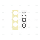 Ensemble de caches pour objectif d'appareil photo pour iPhone 15 Pro Max