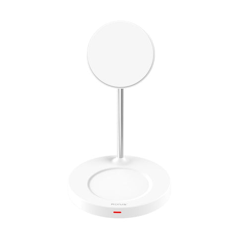 Support de recharge sans fil Rixus RXWC45A 15 W blanc
