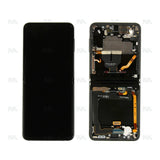 Chassis + Ecran Officiel Service Pack + Vitre pour Samsung Galaxy Z Flip3 F711B - Phantom Black