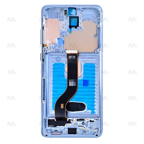 Chassis + Ecran OLED + Vitre pour Samsung Galaxy S20 Plus G985F / S20 Plus 5G G986F - Cloud Blue