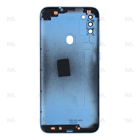 Vitre arrière pour Samsung Galaxy A11 A115F avec objectif bleu OEM