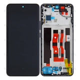 Chassis + Ecran Officiel Service Pack + Vitre pour Oppo Reno 12 (CPH2625) - Noir