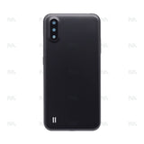 Vitre arrière pour Samsung Galaxy A01 A015F avec objectif noir OEM