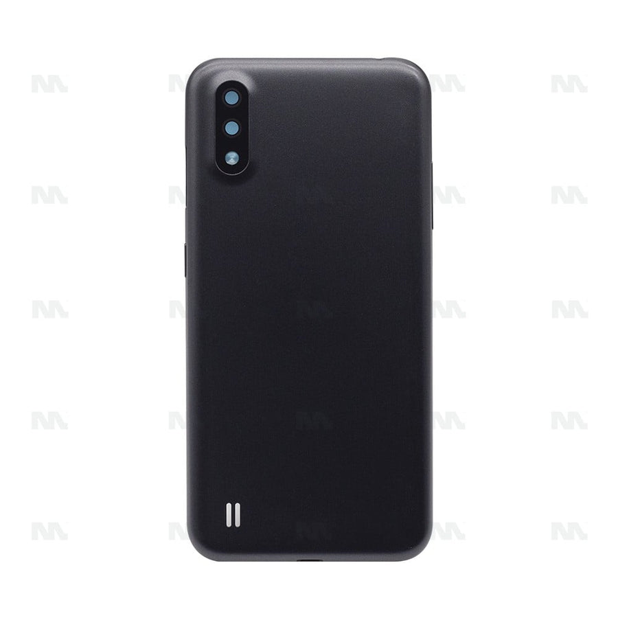 Vitre arrière pour Samsung Galaxy A01 A015F avec objectif noir OEM