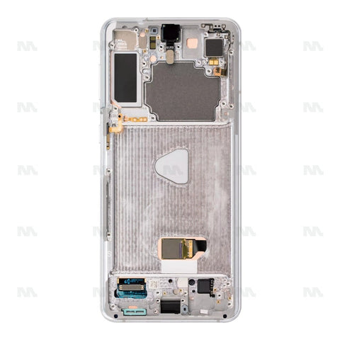 Chassis + Ecran Officiel Service Pack + Vitre pour Samsung Galaxy S21 Plus 5G G996B - Phantom Silver