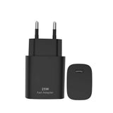 Adaptateur de voyage à charge rapide USB-C CH775 25 W Noir