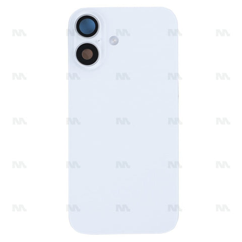 Boîtier avec petites pièces pour Apple iPhone 16 – Blanc – OEM