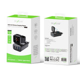 Bloc de recharge Rixus RXHC40 43 W pour Apple iWatch, iPhone, Airpods Noir