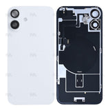 Vitre Arrière avec NFC, cadre d'appareil photo agrandi pour Apple iPhone 16 Plus – Blanc – Reconditionné