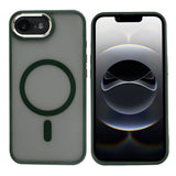 Étui Rixus Classic 04 avec MagSafe pour Apple iPhone 16e vert foncé