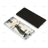 Chassis + Ecran Officiel Service Pack + Vitre pour Samsung Galaxy S20 G980F / S20 5G G981F - Cloud White
