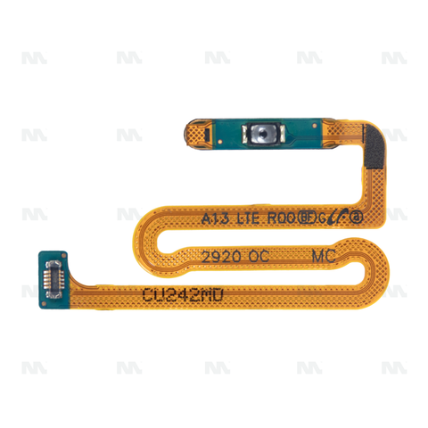 Capteur d'empreintes digitales Nappe On/Off pour Samsung Galaxy A13 A135F, A13 2022 A137F – Blanc – OEM