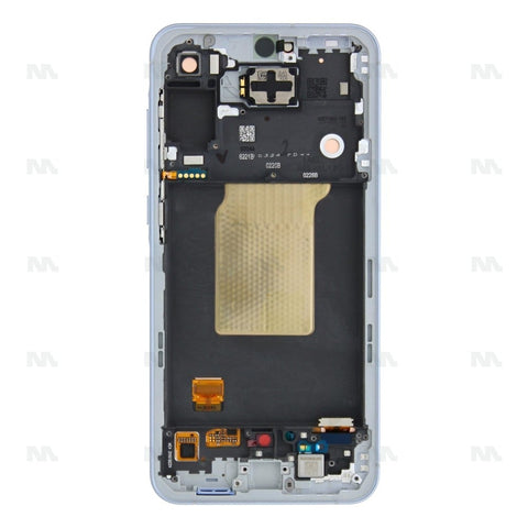 Chassis + Ecran Officiel Service Pack + Vitre pour Samsung Galaxy A55 A556B - Ice Blue