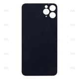 Vitre Arrière Grand Trou Compatible pour Apple iPhone 11 Pro Max - Blanc