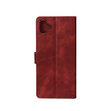 Etui livre pour Samsung Galaxy A06 – Rouge foncé