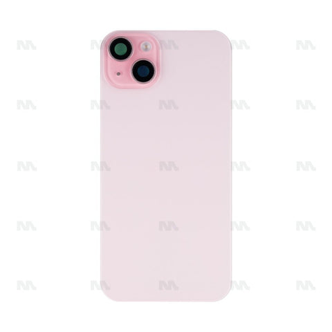 Vitre Arrière avec NFC pour Apple iPhone 15, bloc complet d'appareil photo agrandi rose Compatible