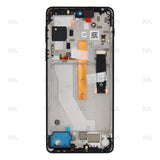 Chassis + Ecran LCD + Vitre pour Motorola Edge 20 Pro (XT2153) (5D68C19375) - Midnight Blue