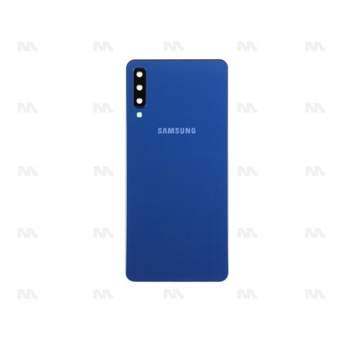 Vitre arrière pour Samsung Galaxy A7 A750F (2018) avec objectif bleu OEM