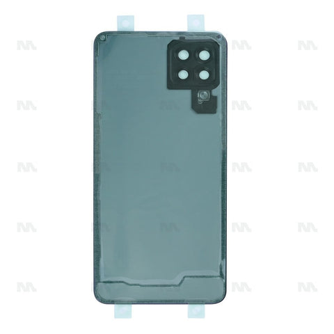 Vitre arrière pour Samsung Galaxy M32 5G M326B avec objectif, noir ardoise, OEM