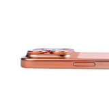 Protection ultra transparente pour appareil photo Rixus pour Apple iPhone 17 Pro Max Cosmic Orange