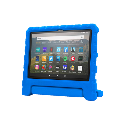 Étui pour tablette Rixus RXTC06 pour enfants pour Apple iPad Air 1 9,7 pouces, iPad 5, iPad 2 9,7 pouces, iPad 6, iPad Pro 9,7 pouces, iPad 7 Bleu