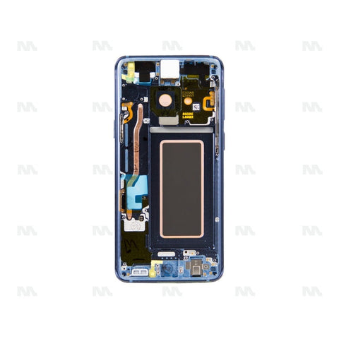 Chassis + Ecran Officiel Service Pack + Vitre pour Samsung Galaxy S9 G960F - Coral Blue