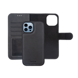 Portefeuille magnétique amovible Rixus Duo pour Apple iPhone 13 Pro Noir