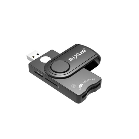 Lecteur de carte à puce 4 en 1 Rixus RXCR31 noir