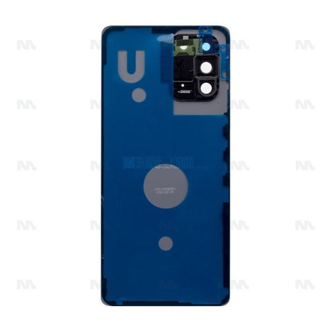 Vitre arrière pour Samsung Galaxy S10 Lite G770F avec prisme pour objectif, blanche, OEM
