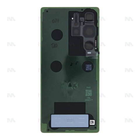 Vitre arrière pour Samsung Galaxy S25 Ultra S938B avec objectif Titanium Jade Green Original