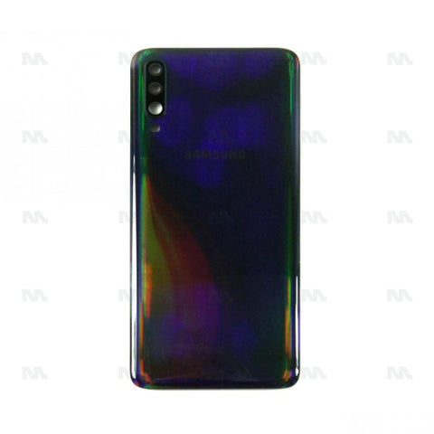 Vitre arrière pour Samsung Galaxy A70 A705F avec objectif noir OEM