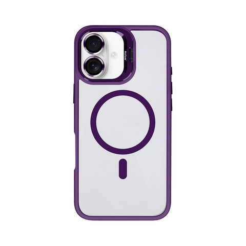 Étui Rixus Classic 03 avec MagSafe pour Apple iPhone 16 Plus violet foncé