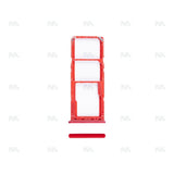 Support pour carte SIM rouge OEM pour Samsung Galaxy A12 Nacho A127F