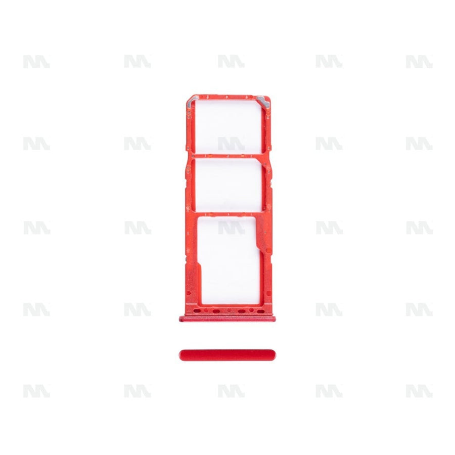 Support pour carte SIM rouge OEM pour Samsung Galaxy A12 Nacho A127F