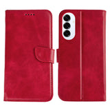 Bibliothèque Rixus pour Samsung Galaxy S25 Edge Rouge foncé