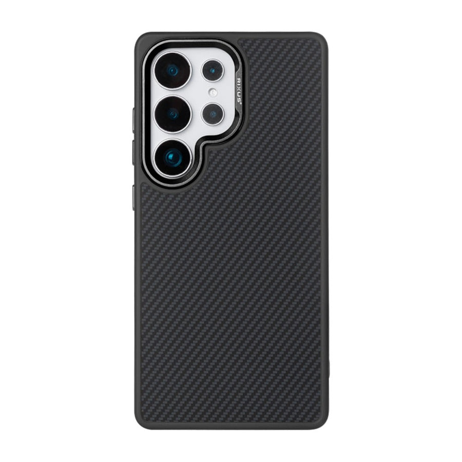 Coque Rixus Mag Carbon Compatible MagSafe pour Samsung Galaxy S26 Ultra - Noir