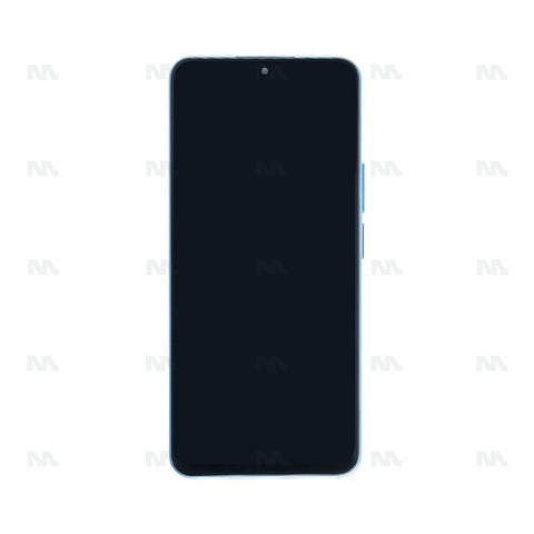 Chassis + Ecran Original OEM + Vitre pour Honor X8a / 90 Lite Cyan Lake
