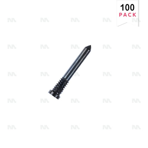 Vis inférieures noires pour iPhone 16, 16 Plus, 16 Pro, 16 Pro Max (lot de 100)
