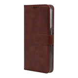 Étui Portefeuille Rixus pour Samsung Galaxy S26 FE - Marron