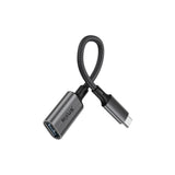 Adaptateur Rixus RXMU24 USB-C vers USB A 3.0 gris sidéral