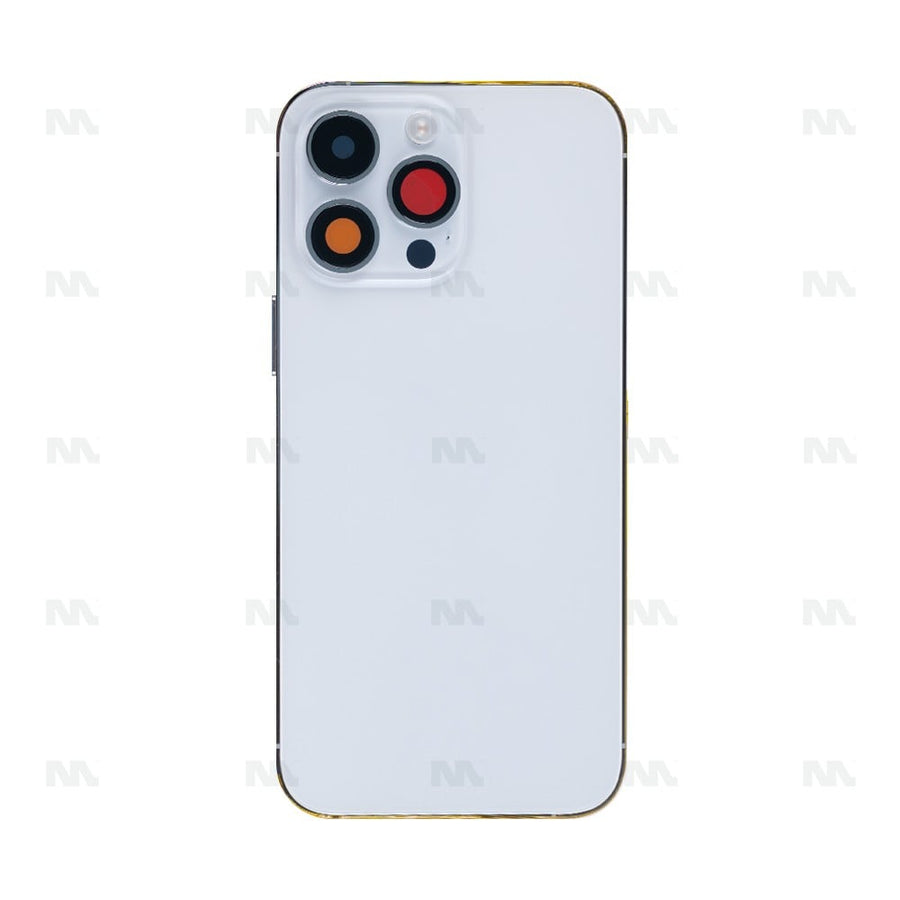 Boîtier avec petites pièces pour Apple iPhone 14 Pro Max – Argent – OEM